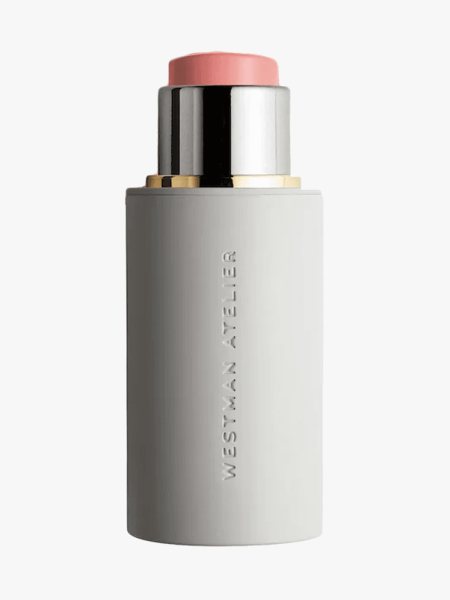 Westman Atelier branded twist up component on light gray background
